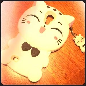 Samsung galaxy 5 silicone cat case